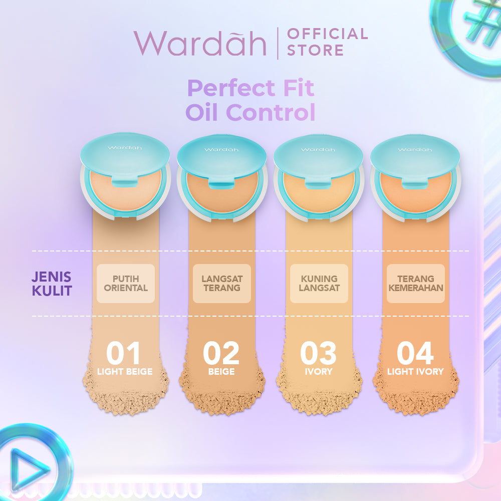WARDAH Everyday Luminous Two Way Cake 12 g - Bedak Dengan Hasil Matte Yang Halus Ringan Dengan Kandungan Vit E - Oil Control Dengan Hasil Akhir Natural - Makeup - Cocok Dipakai dengan Cushion