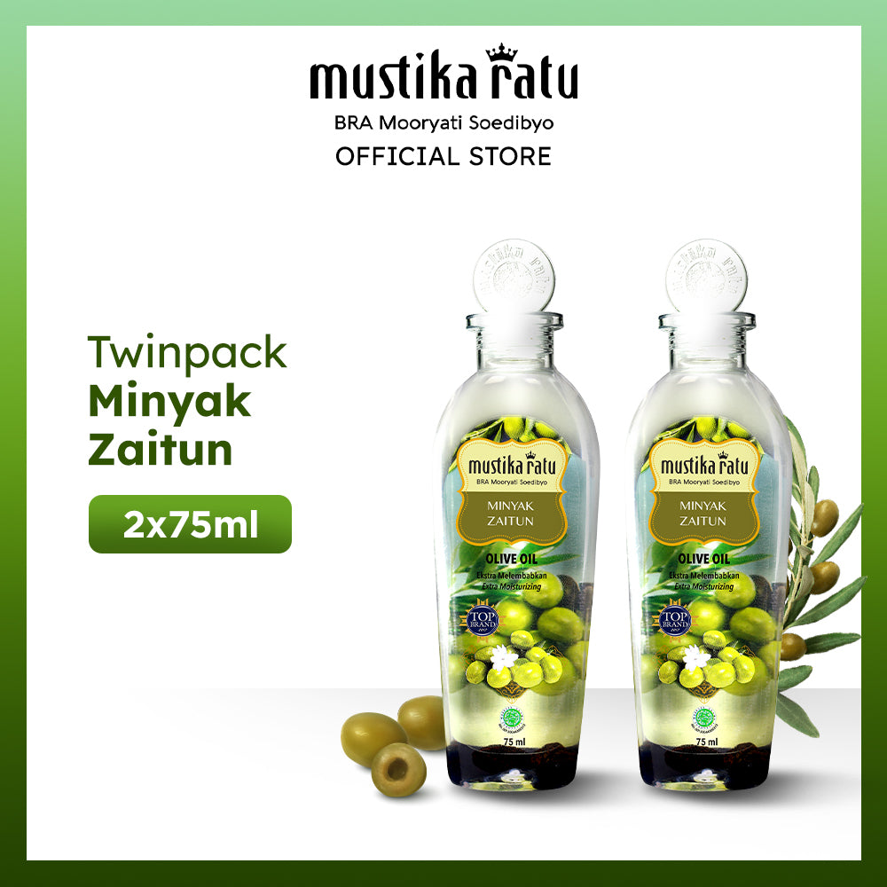 Mustika Ratu Twinpack Minyak Zaitun 75ml BEST SELLER