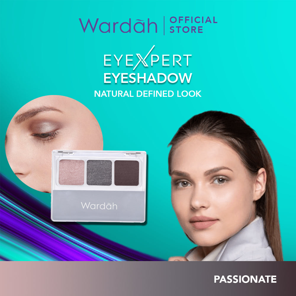 WARDAH EyeXpert Eyeshadow - 3 Warna Intense Yang Tahan Lama - Makeup