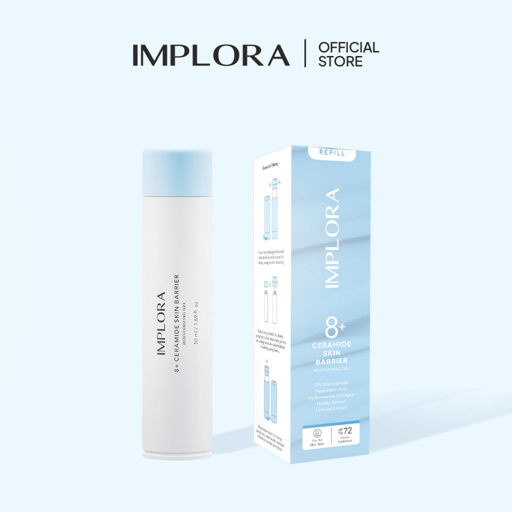 [Bundling] Implora 8+ Ceramide Skin Barrier Moisturizing Gel with Refill