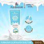 Purbasari Lulur Mandi Susu Kambing Tube 200 gr / Lulur Pemutih Whitening Pencerah / Lulur pelembab kulit / Lulur Badan perontok daki / Menyamarkan flek hitam / Melembabkan / Mencerahkan