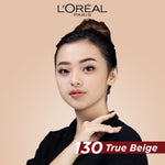 L'Oreal Paris Infallible 24h Fresh Wear Powder Foundation High Coverage, Fresh and Matte Finish Makeup - 9gr (Bedak Matte Tahan 24 Jam)