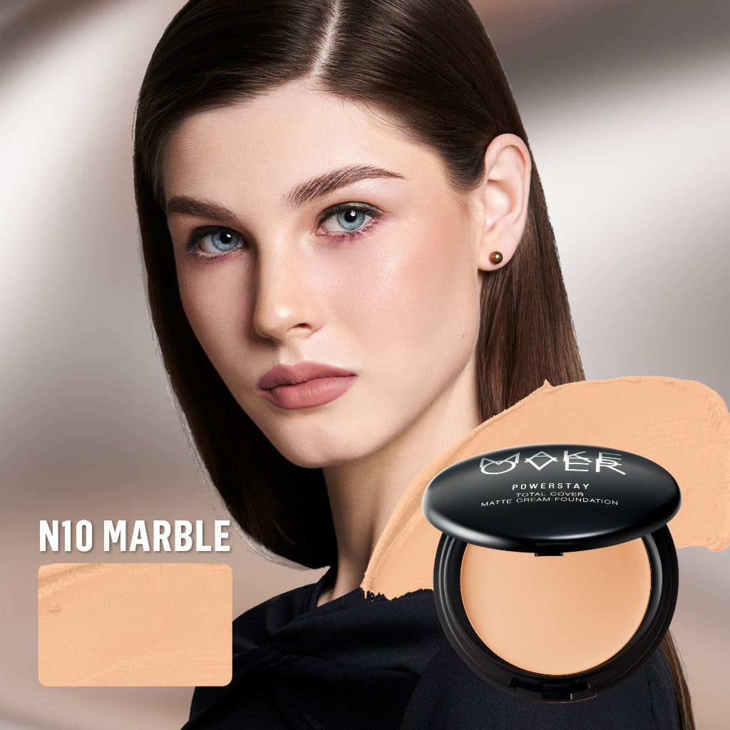 MAKE OVER Powerstay Total Cover Matte Cream Foundation 12 g - Cream Foundation