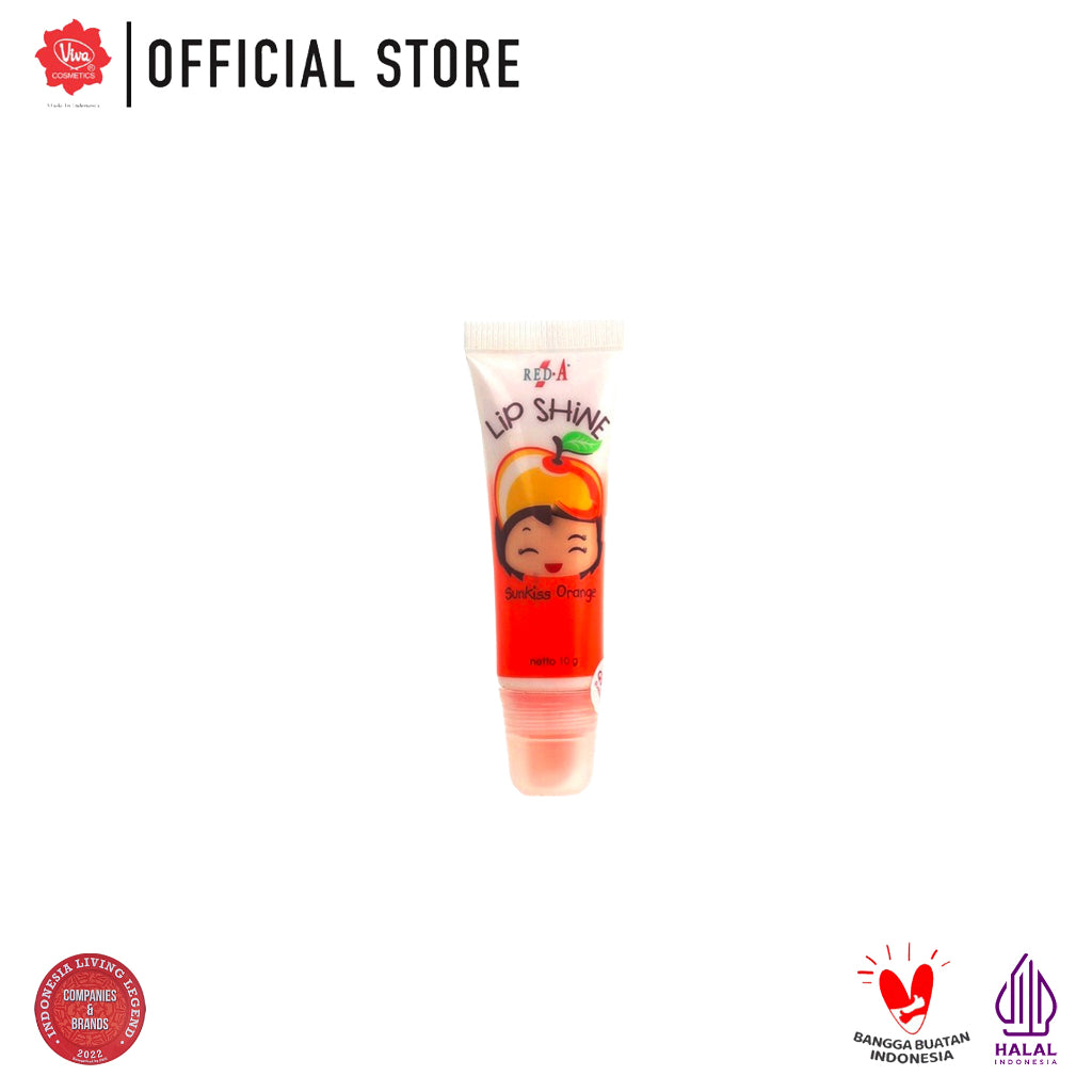 Red-A Lip Shine (Moisturize & Glowing - tersedia 4 varian)