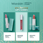 WARDAH Exclusive Matte Lipstick - Warna Intense dalam Sekali Oles - Pigmented Tahan Lama dengan Hasil Akhir Soft Matte - Lembab dengan Vitamin E - Makeup