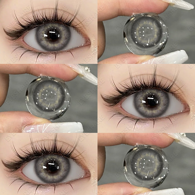 Eyeshare Softlens Blue 1Pasang 14.0mm-14.5mm Lensa Kontak Warna Normal Softlen