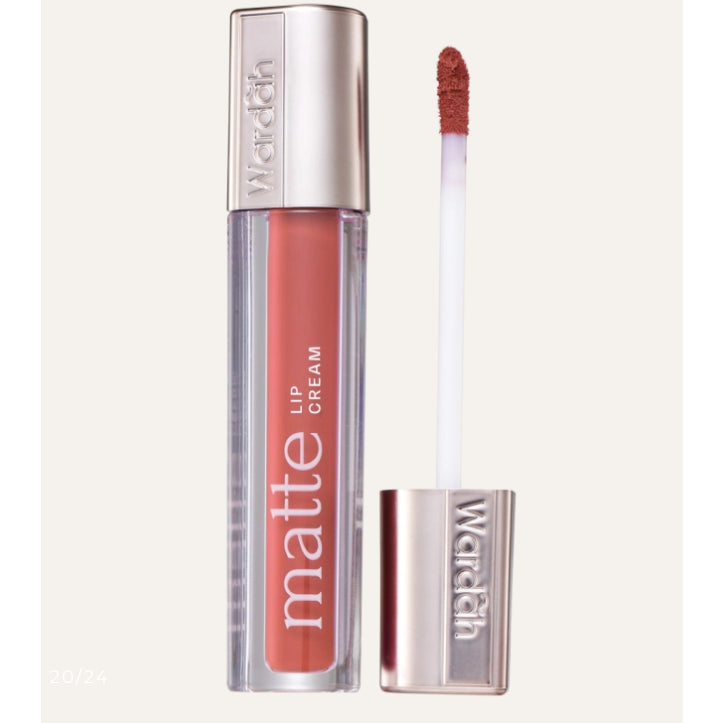 Wardah Exclusive Matte Lip Cream | Lipstik Matte Tahan Lama & Lembut di Bibir | Lip Cream Wardah 4g