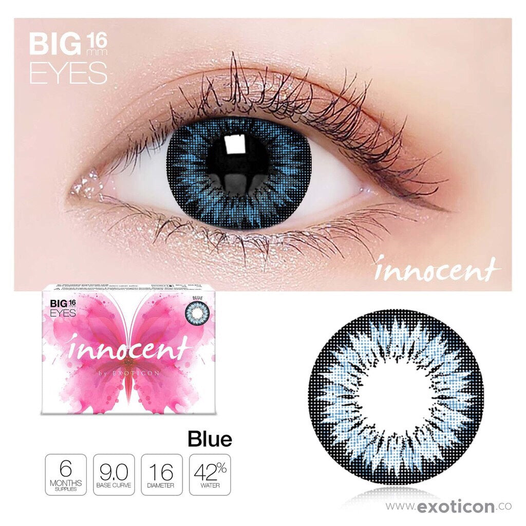 SOFTLENS INNOCENT 16 MM BY EXOTICON FREE LENSCASE / SOFLEN / SOFLENS / SOFTLEN / INOSEN / INOCENT / BIG EYES / BOSSEXO / 1