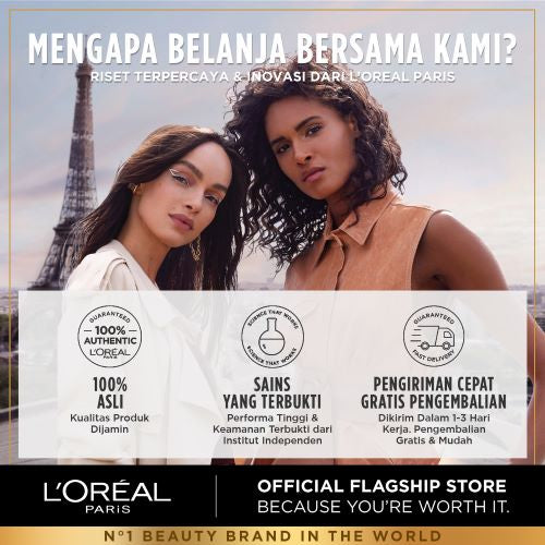 (PAKET HEMAT) L'Oréal Paris Revitalift Triple Action Day & Night Cream Dengan 3% Pro-Xylane - 50ml (untuk Kulit Cerah Tampak Muda)