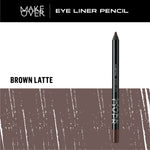MAKE OVER Eye Liner Pencil - Eyeliner Creamy Pigmented Intense Pekat Smudgeproof Presisi