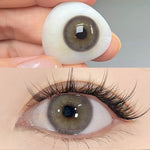 Eyeshare Softlens Omg Abu-Abu Coklat Ungu 1 Pasang 14.0mm Lensa Kontak