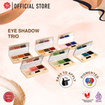 Viva Queen Eye Shadow - Trio (tersedia 6 varian kombinasi warna)