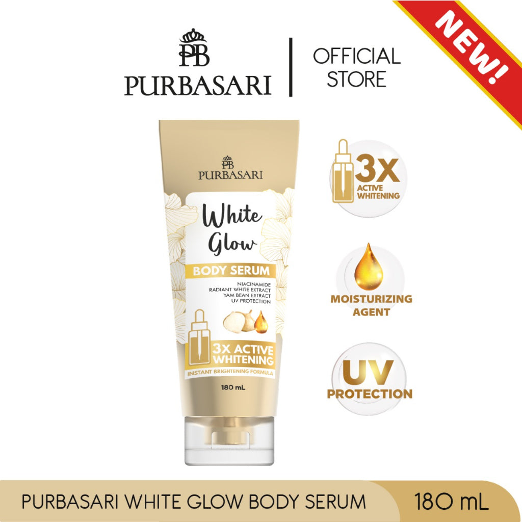 [Bundle Hemat] Purbasari White Glow Body Serum / Body Serum Viral / Body Lotion / Hand Body