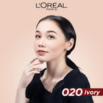 L'Oreal Paris Infallible 24h Fresh Wear Powder Foundation High Coverage, Fresh and Matte Finish Makeup - 9gr (Bedak Matte Tahan 24 Jam)