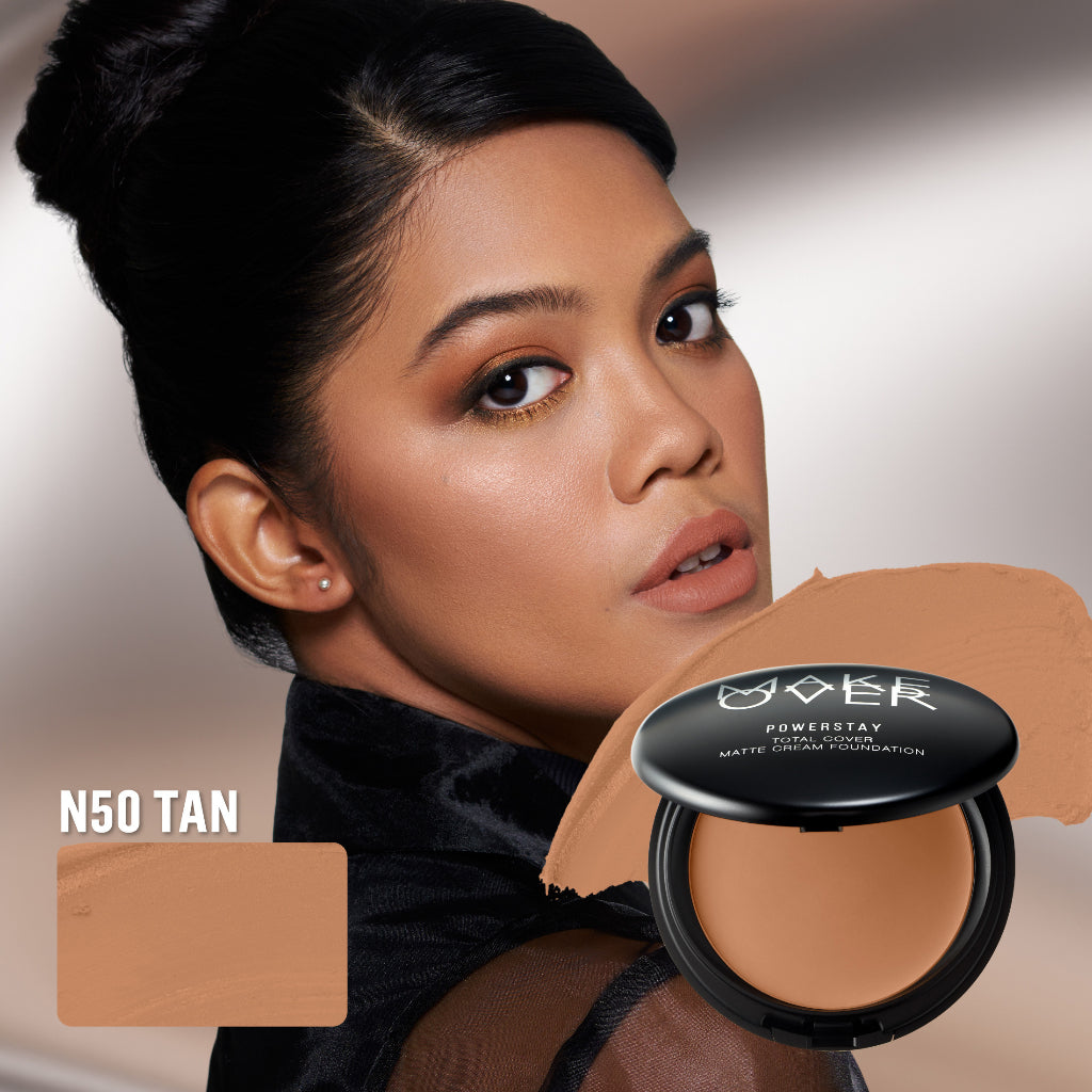 MAKE OVER Powerstay Total Cover Matte Cream Foundation 12 g - Cream Foundation