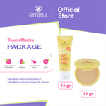 Emina Team Matte Package (Daily Matte BB Cream 02 Natural & Compact Powder 02 Natural)