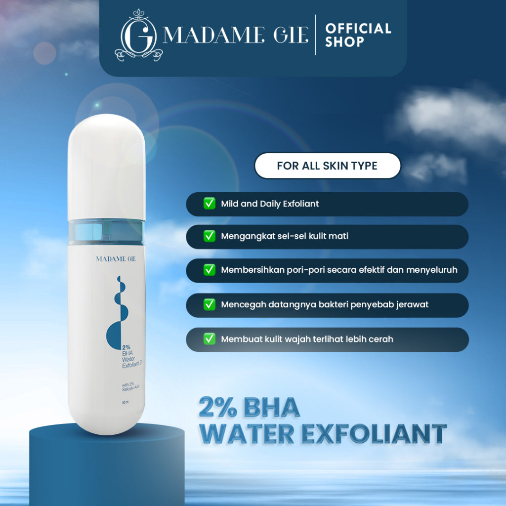 [FS 11K] Madame Gie 2% BHA Water Exfoliant - Skincare Pembersih Wajah