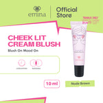 Emina Cheek Lit Cream Blush 10 mL - Blush On Cream Tahan Lama