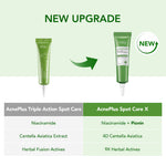 Acne Warrior 6in1 Bundle Acneplus Spot Care, Toner, Acneplus Moisturizer Gel, Serum, Hy! Amino+ 1.5% BHA Fight Acne Gel Cleanser, Sunbrella Triple UV Sunscreen