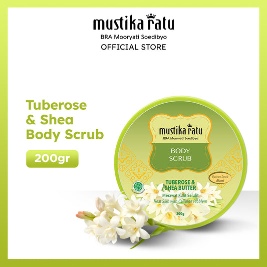 Mustika Ratu Tuberose & Shea Body Scrub 200gr