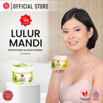 Viva Lulur Mandi Brightening & Moisturizing (Body Scrub) Soybean with VIT E, Licorice Extract, Essential Fatty Acid & Moisturizer - 225gr