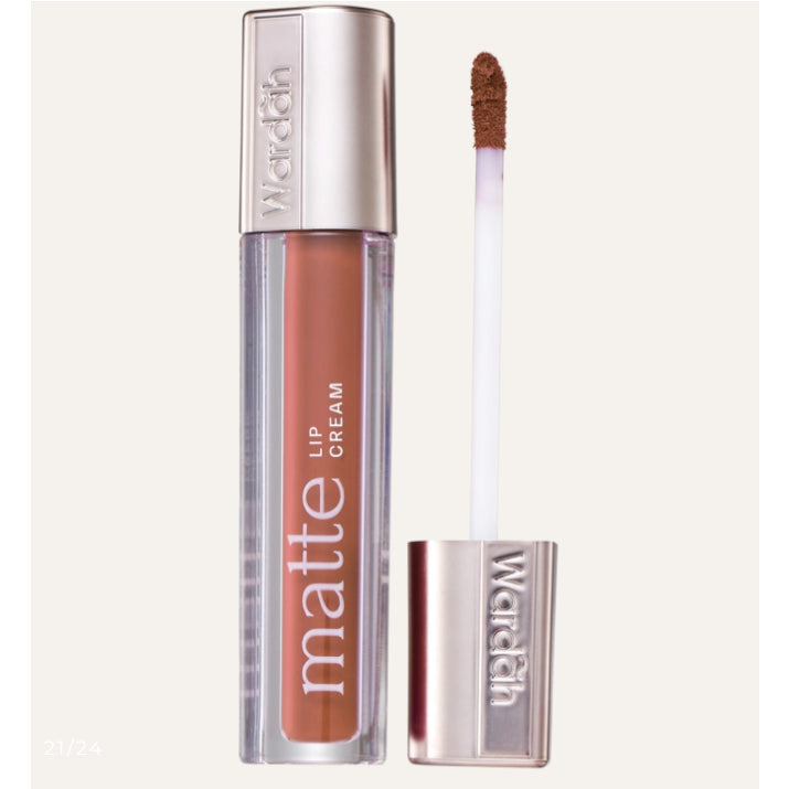 Wardah Exclusive Matte Lip Cream | Lipstik Matte Tahan Lama & Lembut di Bibir | Lip Cream Wardah 4g