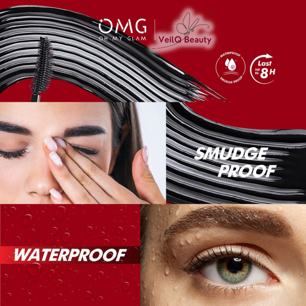 OMG Oh My Glam LASHTENTION Waterproof Mascara Precise Matic Eyebrow