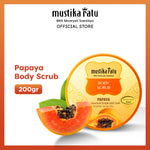Mustika Ratu Body Scrub Papaya 200gr mencerahkan kulit dengan aroma pepaya