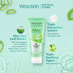 WARDAH Nature Daily Aloe Multifunction Gel - Melembabkan dan Menenangkan - Multifungsi untuk Badan, Wajah, Kuku, dan Rambut - Skincare