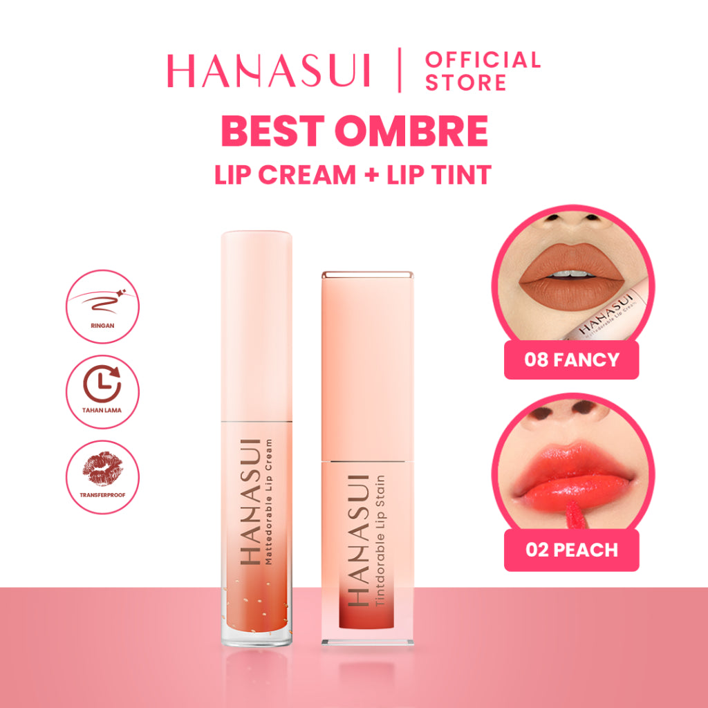Hanasui Special Ombre ( Mattedorable Lipcream + Tintdorable Liptint) (bdl)