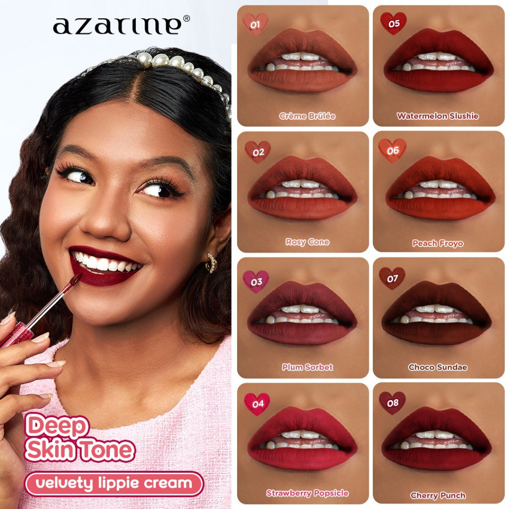 Azarine Velvety Lippie Cream Lightweight Lip Velvet Lip Matte 3.2 ml