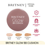 BRITNEY Glow BB Cushion / BB Cushion tahan lama / BB Cushion Waterproof