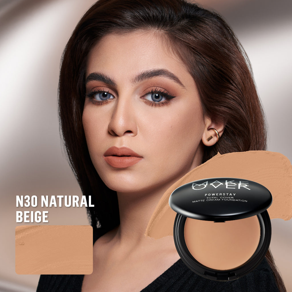 MAKE OVER Powerstay Total Cover Matte Cream Foundation 12 g - Cream Foundation