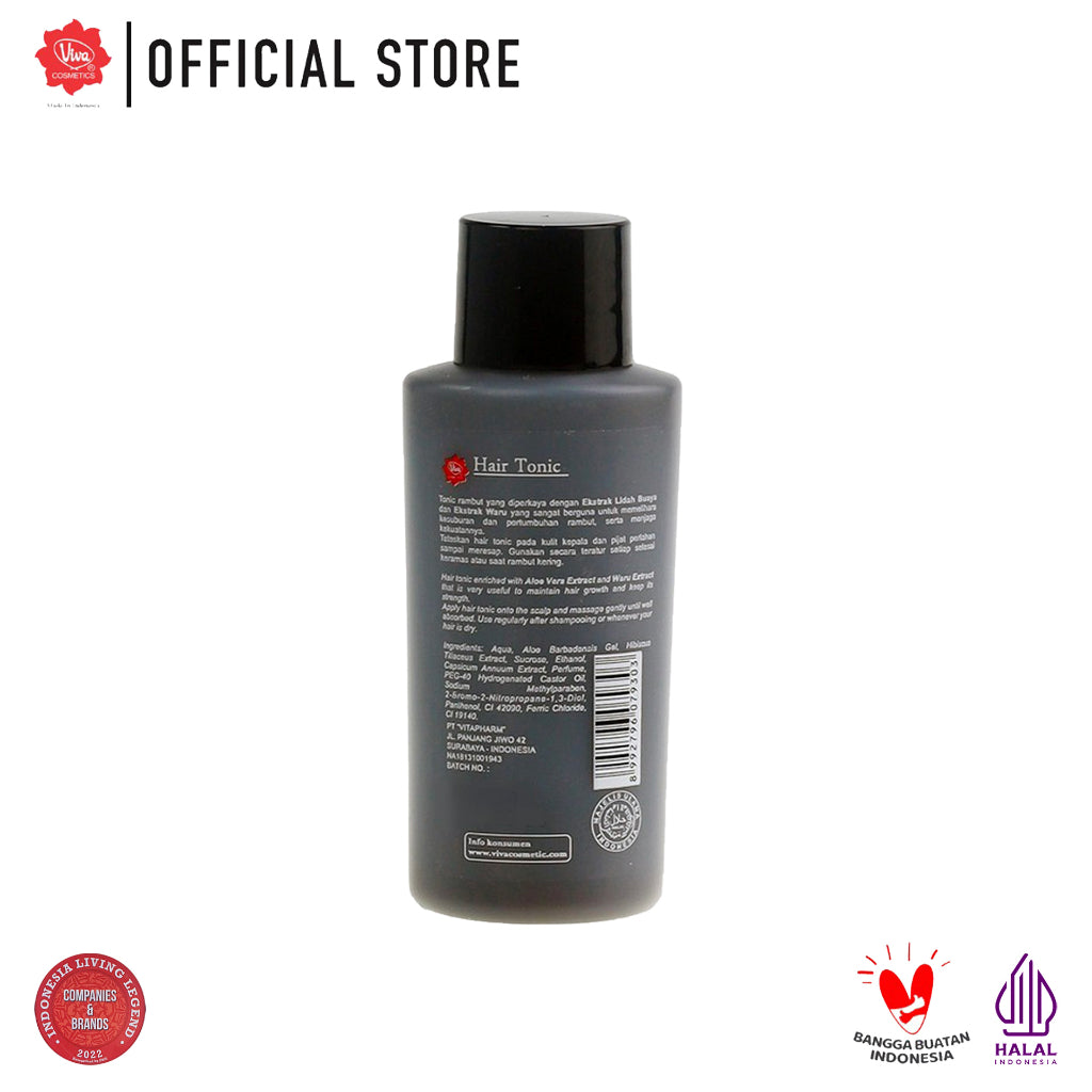 Viva Hair Tonic ekstrak Lidah Buaya & Daun Waru - 60 ml