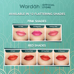 WARDAH Exclusive Matte Lipstick - Warna Intense dalam Sekali Oles - Pigmented Tahan Lama dengan Hasil Akhir Soft Matte - Lembab dengan Vitamin E - Makeup