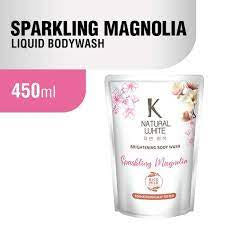 SABUN MANDI K NATURAL WHITE BODY WASH MAGNOLIA REFF 450ML