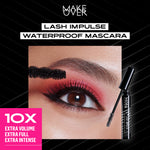 MAKE OVER Lash Impulse Mascara - Maskara waterproof volume efek panjang tidak clumpy smudgeproof tahan lama seharian mudah dibersihkan Lebaran Raya