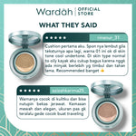 WARDAH Exclusive Flawless Cover Cushion - Alas Bedak dengan Hasil Matte Flawless dan Tahan Lama Hingga 10 Jam - Dilengkapi SPF 30 PA+++ - Dapat Menutupi Bekas Jerawat - Makeup