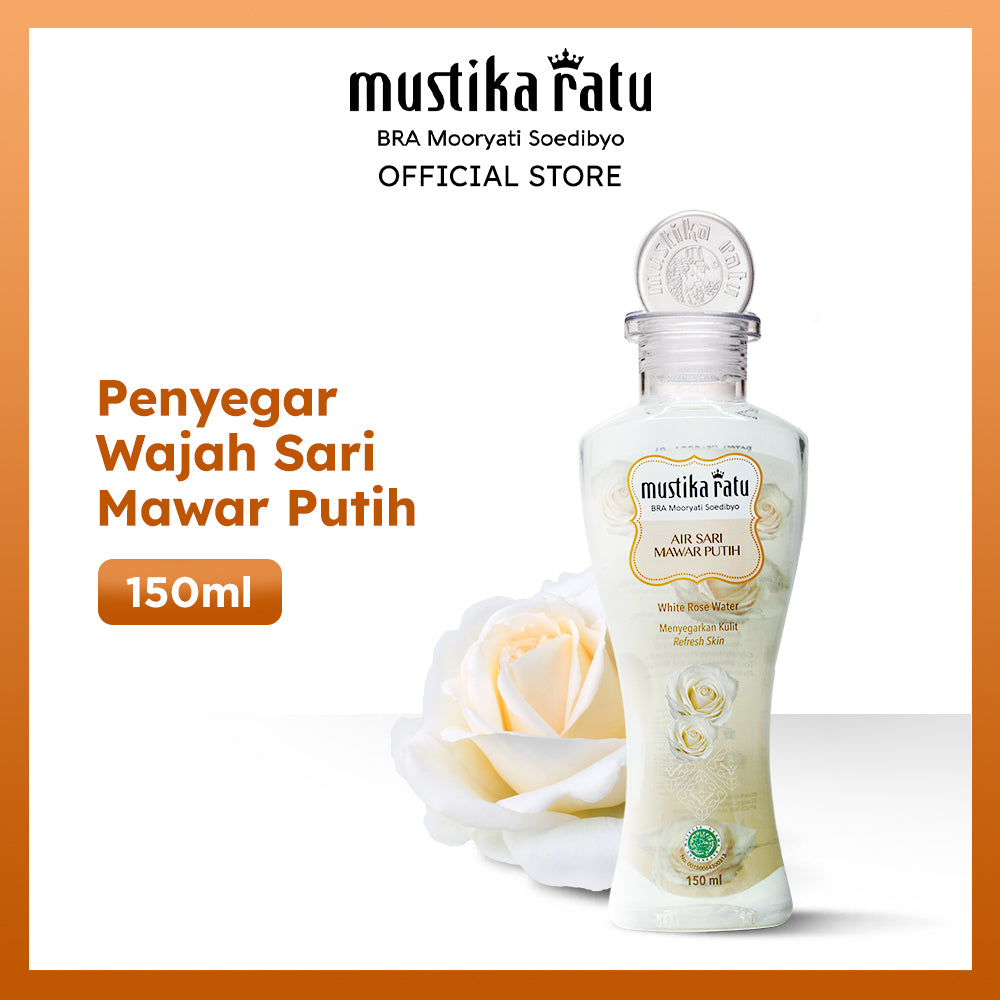 Mustika Ratu Penyegar Sari Mawar Putih 150ml toner perawatan wajah