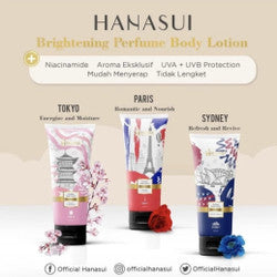 HANASUI BODY LOTION PERFUME PARIS / SYDNEY / TOKYO 180ML