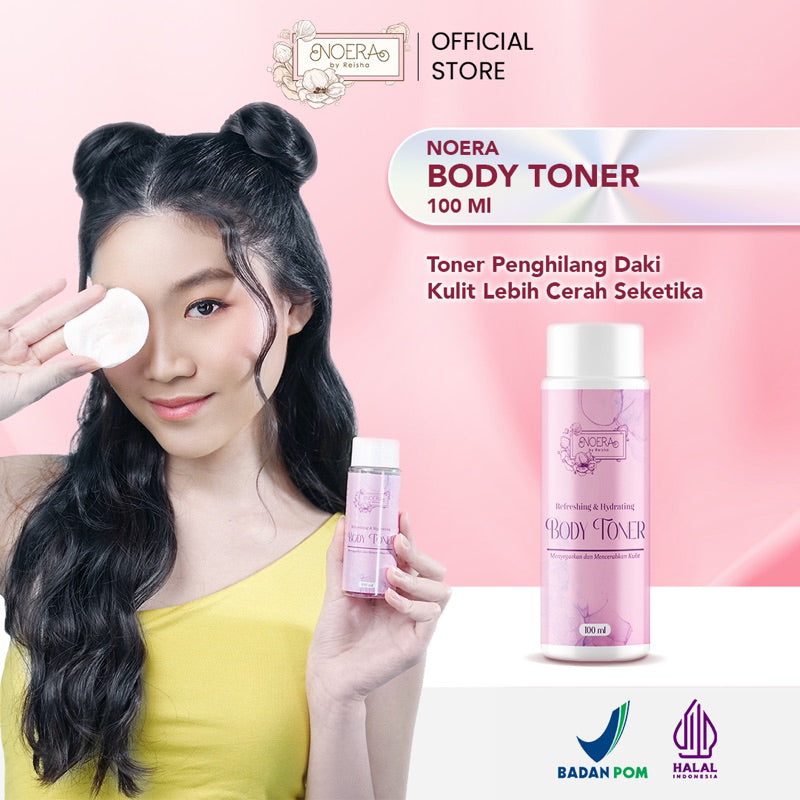 Noera Refreshing & Hydrating Body Toner | Toner Perontok Daki | Toner Untuk Mencerahkan Kulit
