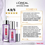 L'OREAL PARIS POWER PLUMP DUO - Hyaluronic Acid Serum Wajah Triple Roller Eye Serum Skincare Loreal
