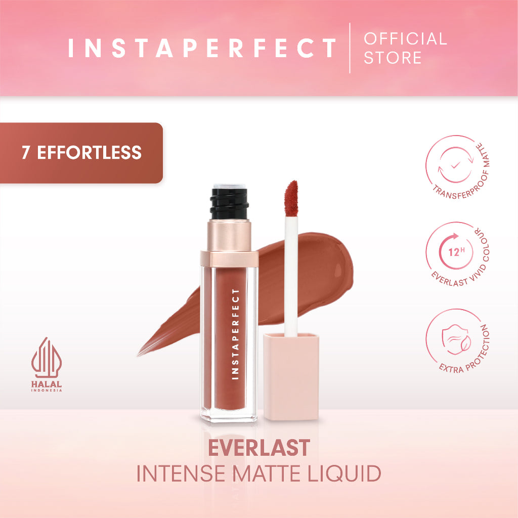 [NEW] Instaperfect Everlast Intense Matte Liquid 4.2 g - Longlasting Lip Cream (Transferproof, Tahan Lama 12 Jam)