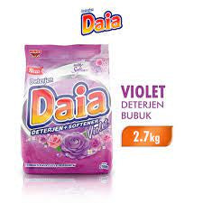 Daia Detergent Putih/Violet 2.7kg Deterjen Bubuk