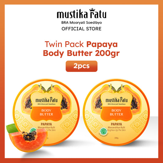 Mustika Ratu Twinpack Papaya Body Butter 200gr