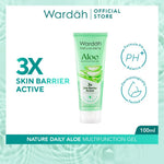WARDAH Nature Daily Aloe Multifunction Gel - Melembabkan dan Menenangkan - Multifungsi untuk Badan, Wajah, Kuku, dan Rambut - Skincare
