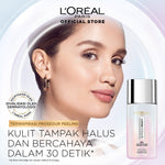 L'Oreal Paris Glycolic Bright Glowing - Toner 65ml & Serum 15ml - Kulit Cerah, Glowing & Noda Hitam Tersamarkan   Kulit Kusam, Noda Hitam, Bekas Jerawat, Eksfoliasi  Brightening