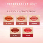 Instaperfect MATTETITUDE Matte Stain Lipstick 3.5 g - Lipstick (High Pigmented & Tahan Lama Hingga 10 Jam)