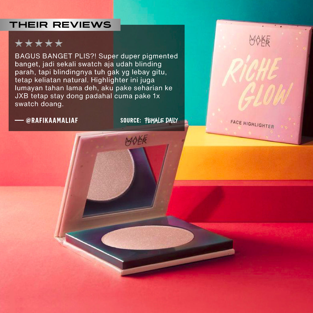 MAKE OVER Riche Glow Face Highlighter 13 g - Highlighter