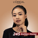 L'Oreal Paris Infallible 24h Fresh Wear Powder Foundation High Coverage, Fresh and Matte Finish Makeup - 9gr (Bedak Matte Tahan 24 Jam)